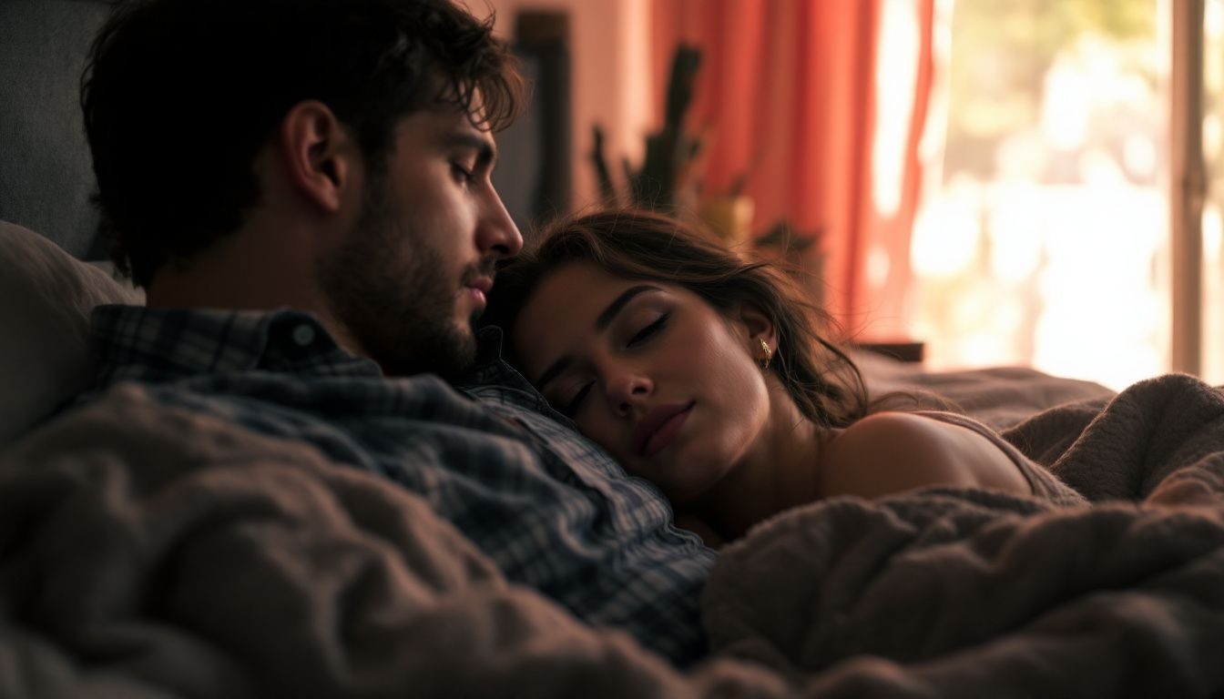 A healthy sexual relationship depicted in a positive light.